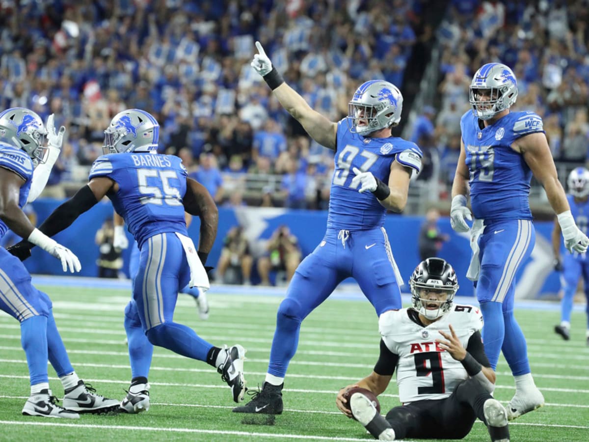 Aidan Hutchinson highest PFF-graded Detroit Lions player against Falcons -  Sports Illustrated Detroit Lions News, Analysis and More