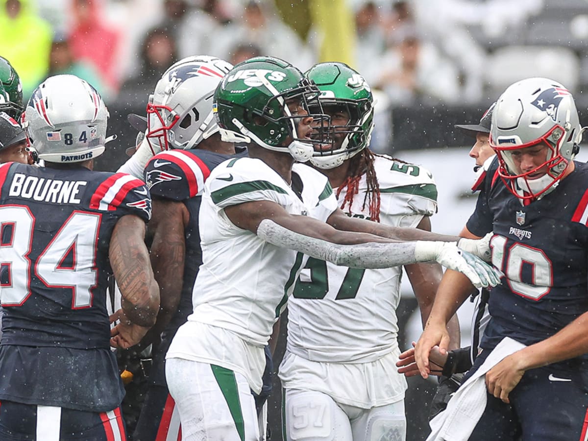 Patriots' Mac Jones didn't deny hitting Jets star in private parts