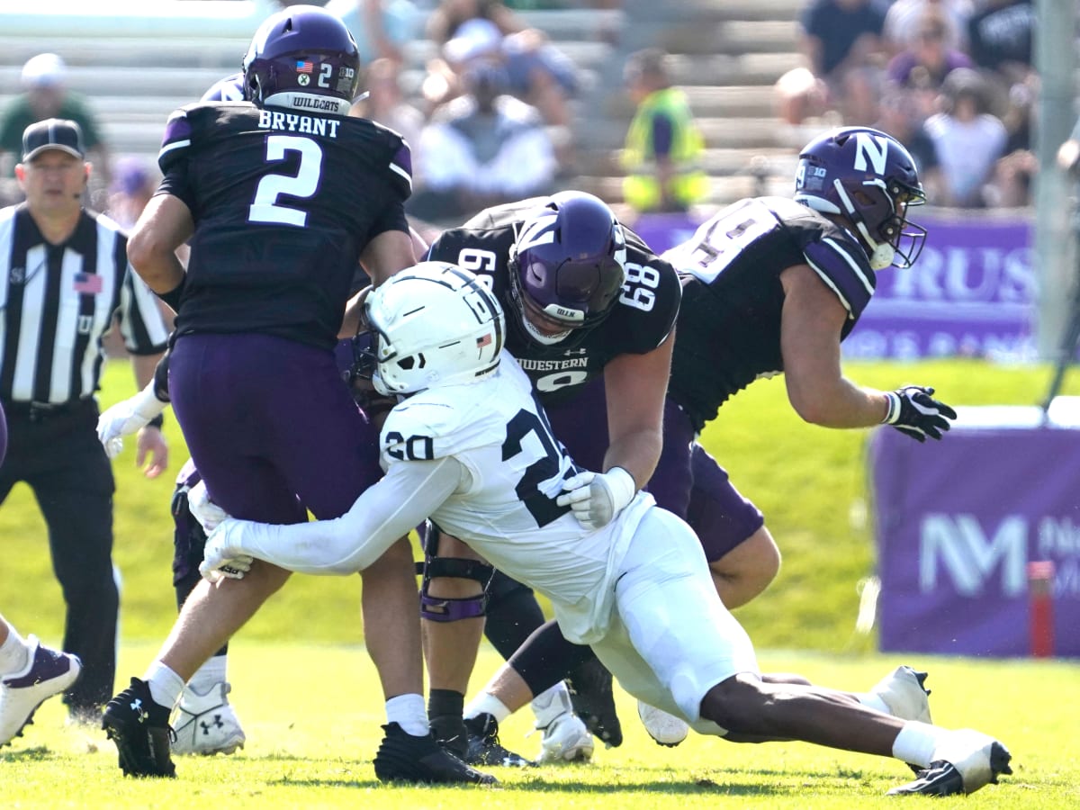 Big Ten Football on X: Penn State entered today with 0️⃣ turnovers on the  season. @NUFBFamily forced a fumble on the opening kickoff. Here it is. 