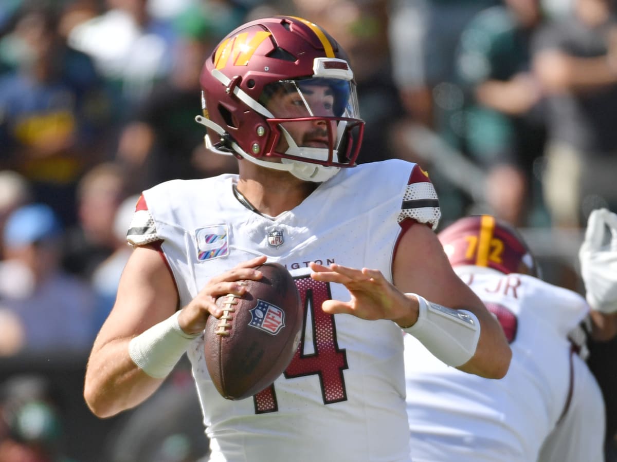 Washington Commanders QB Sam Howell Silences Critics vs. Philadelphia  Eagles - Sports Illustrated Washington Football News, Analysis and More