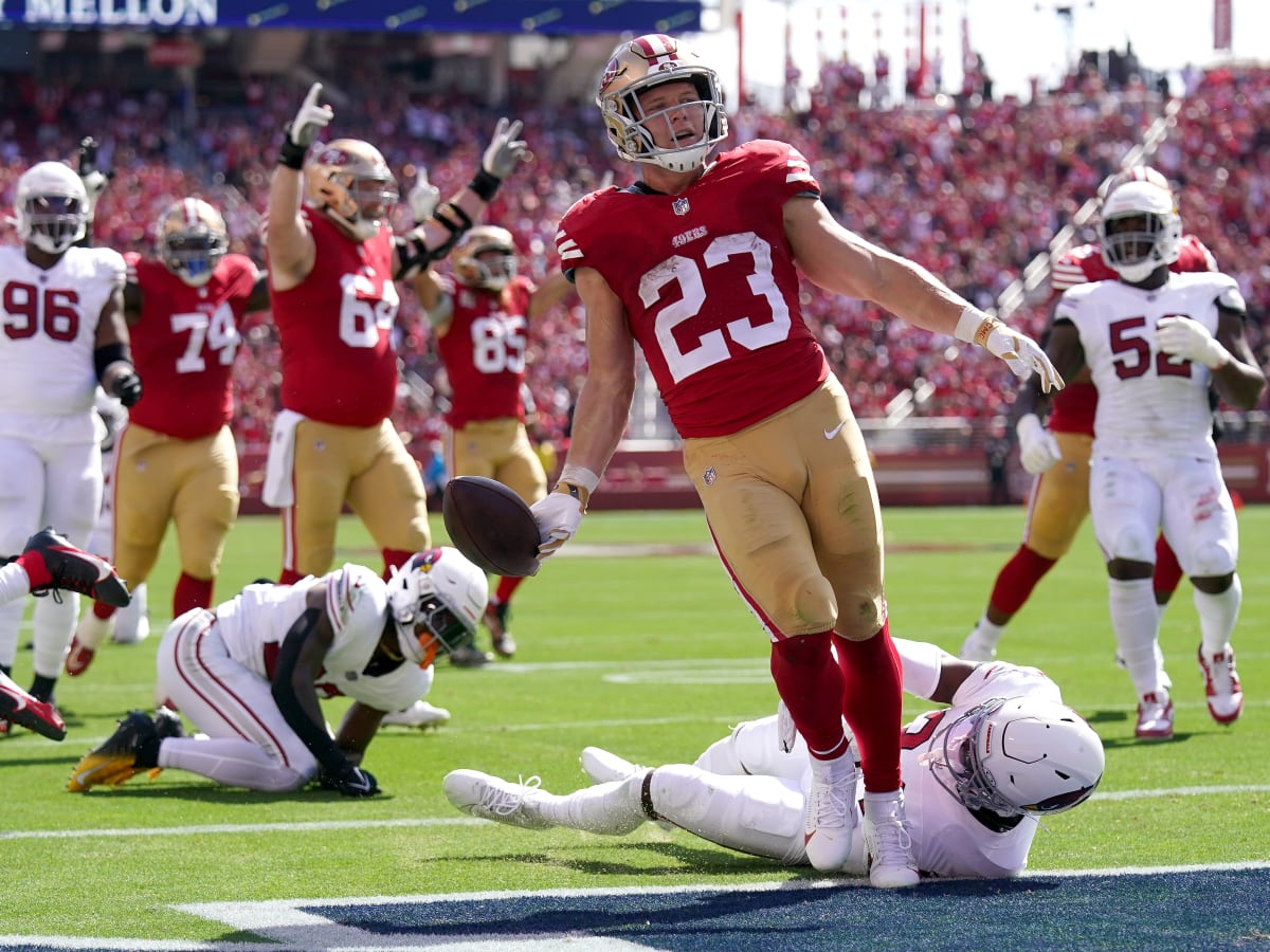 49ers' Christian McCaffrey makes MVP case with 4 TDs in rout - ESPN