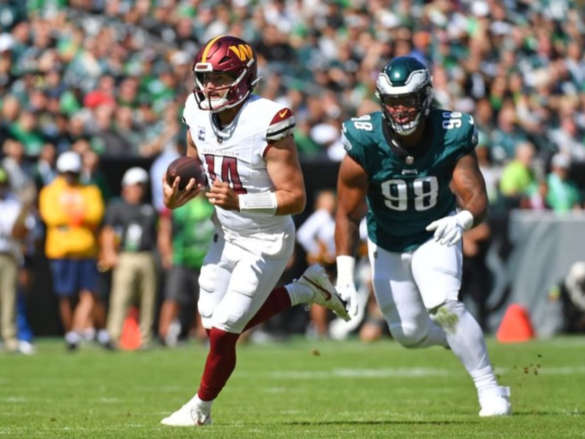 Washington Commanders Fight Hard, But Fall in OT vs. Philadelphia Eagles -  Sports Illustrated Washington Football News, Analysis and More