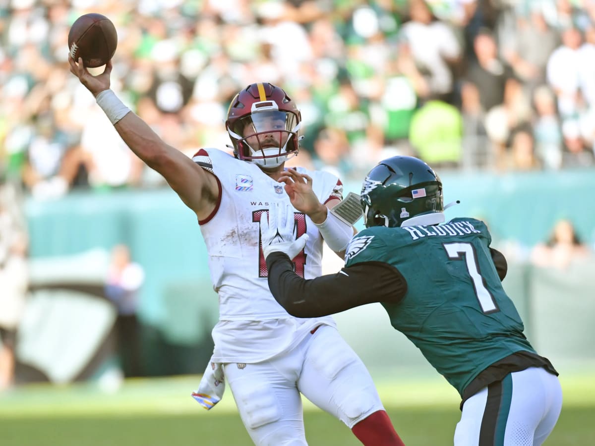 Washington Commanders Fight Hard, But Fall in OT vs. Philadelphia Eagles -  Sports Illustrated Washington Football News, Analysis and More