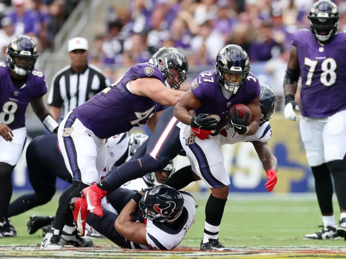 Ravens RB J.K. Dobbins suffers torn Achilles vs. Texans, out for