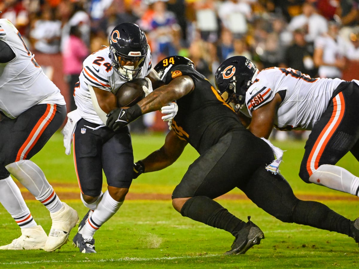 Un Washington Redskins logo è visibile su un cappello prima dell'Redskins  partita contro i Chicago Bears a FedEx in campo Landover, Maryland il 20  ottobre 2013. UPI/Kevin Dietsch Foto stock - Alamy