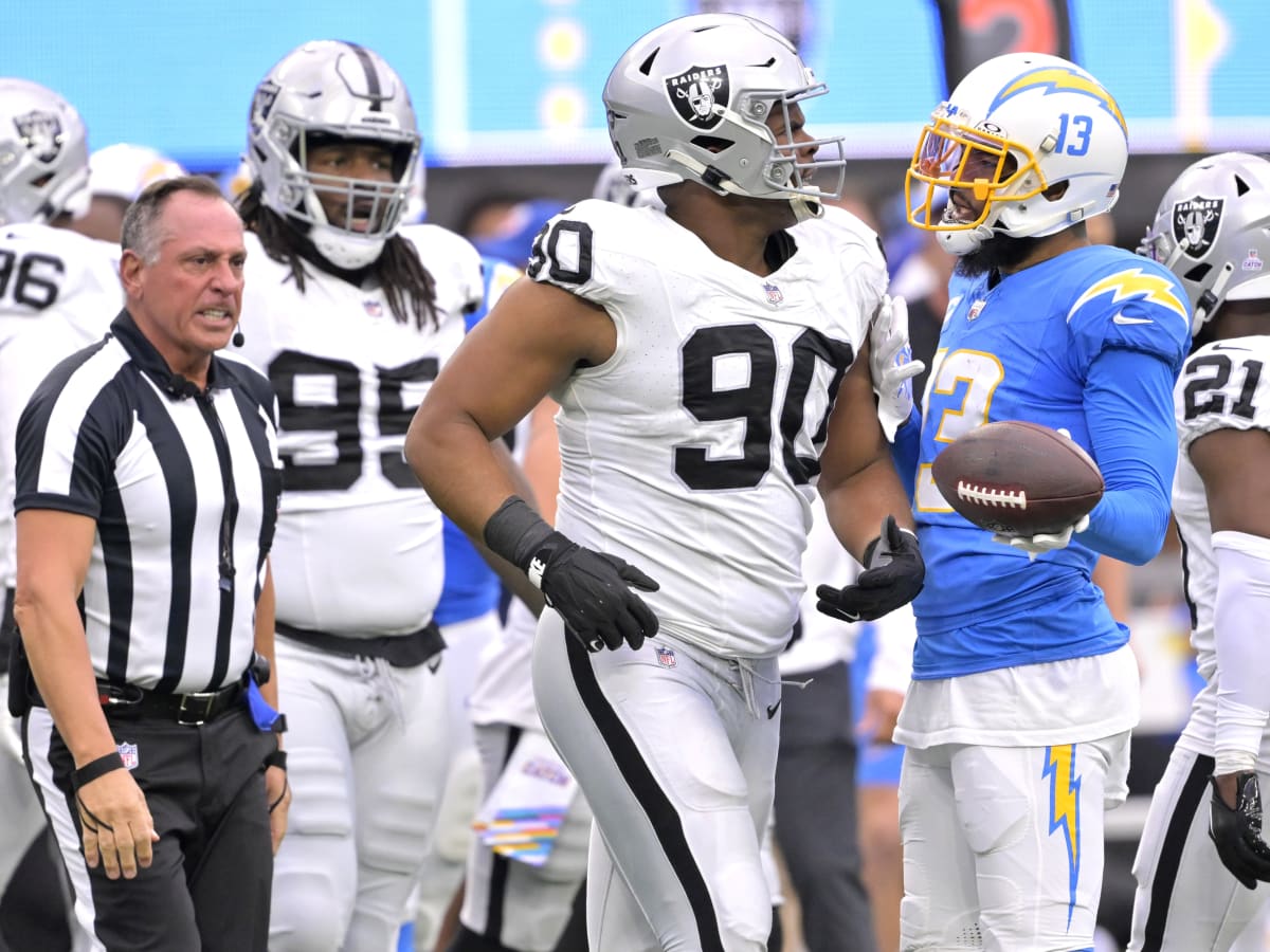 Ex-Charger Jerry Tillery ejected for late hit on LA QB Justin Herbert 