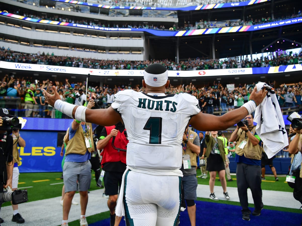 Jalen Hurts is NFC Offensive Player of Month as Awards Pile Up for Eagles -  Sports Illustrated Philadelphia Eagles News, Analysis and More