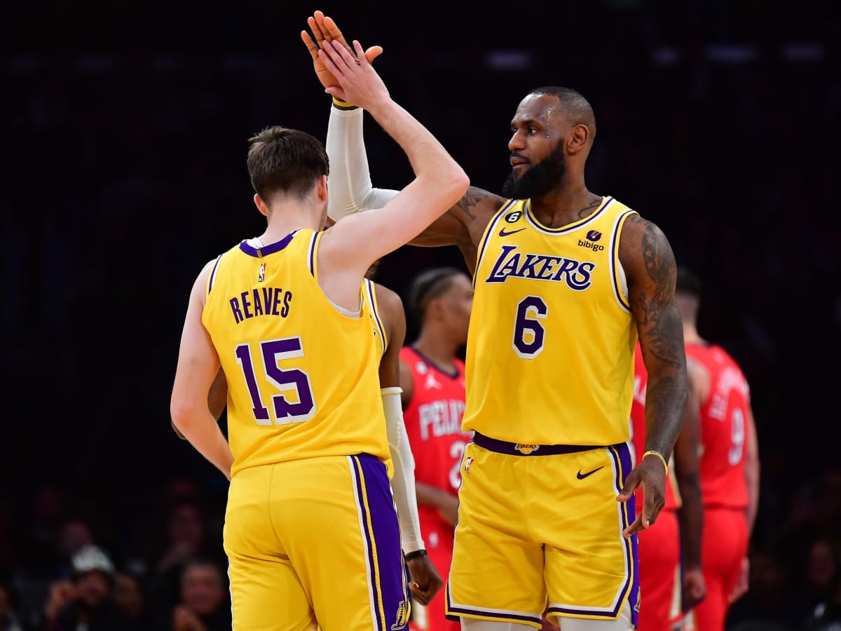 LeBron James, Austin Reaves make debuts in Lakers' first preseason win –  Orange County Register