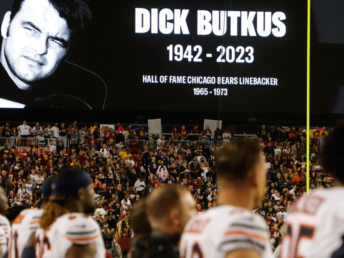 Bears to wear jersey patch honoring late Hall of Fame LB Dick Butkus for  remainder of season, per report 