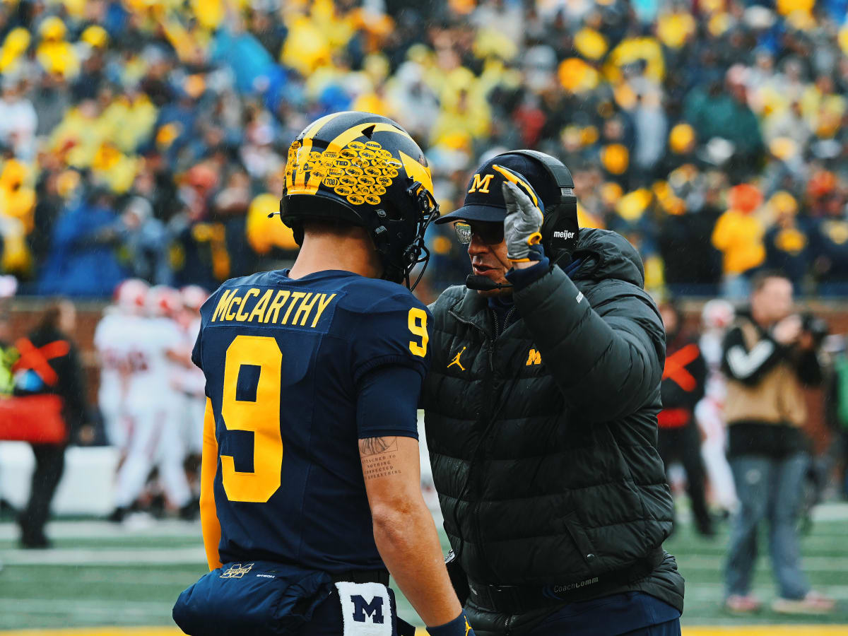Jim Harbaugh On JJ McCarthy: 'I Think He's Truly The Best College Michigan  Quarterback That We've Ever Seen' - Sports Illustrated Michigan Wolverines  News, Analysis and More