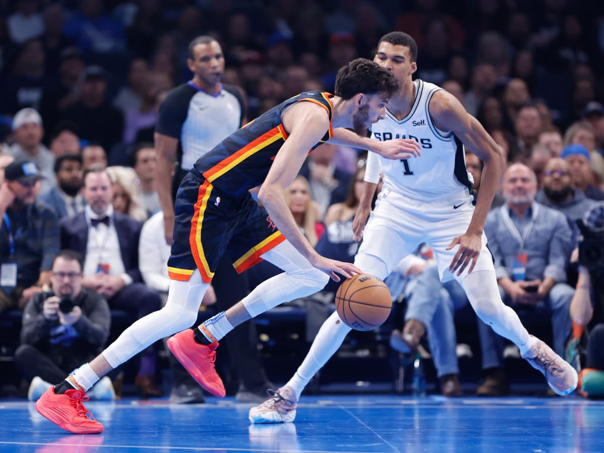 Oklahoma City Thunder Survives Late-Game Scare, Take Down Spurs in  Preseason Opener - Sports Illustrated Oklahoma City Thunder News, Analysis  and More