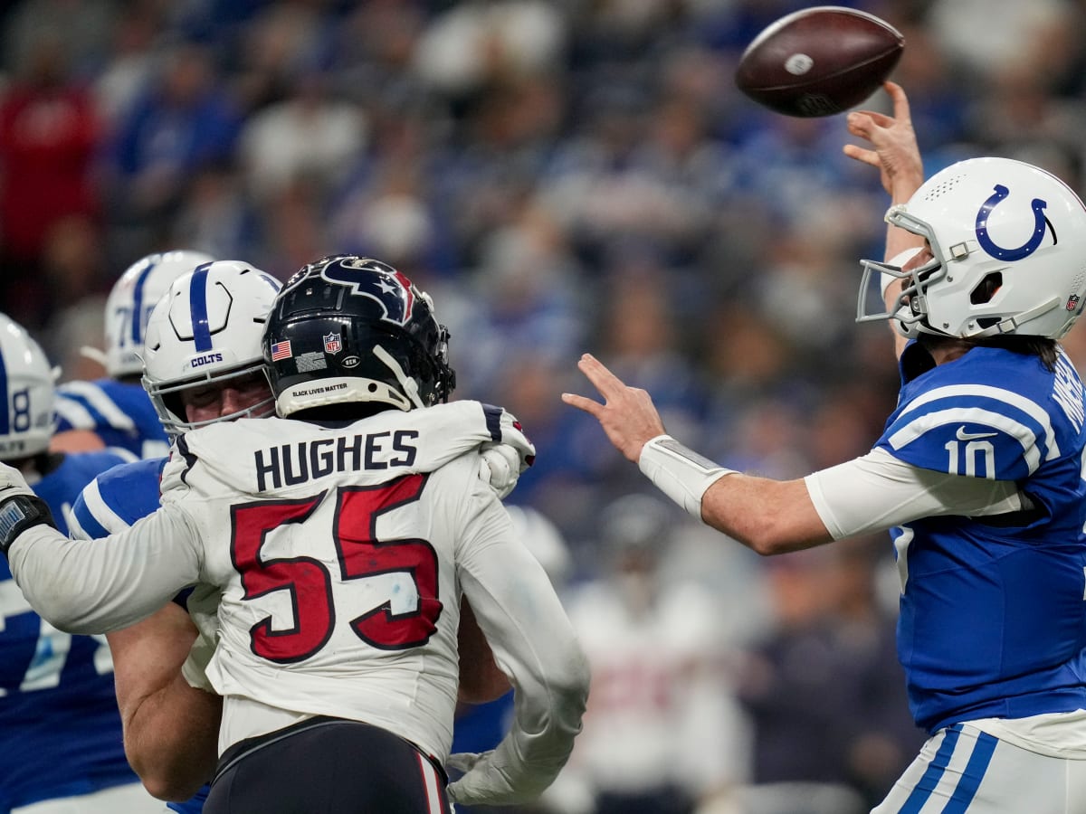 Jerry Hughes OUT, Mulitple Key Houston Texans Questionable vs. Cleveland  Browns - Sports Illustrated Houston Texans News, Analysis and More