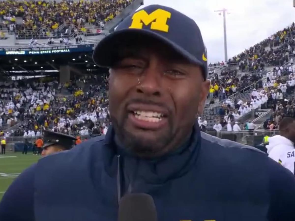 Sherrone Moore drops F-bombs on live TV after Michigan beat Penn State -  College Football HQ