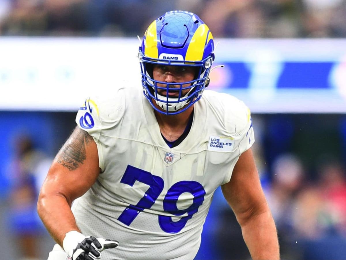 Los Angeles Rams Tackle Rob Havenstein (79) against the Seattle Seahawks in  an NFL football game, Sunday, Dec. 4, 2022, in Inglewood, Calif. Seahawks  won 27-23. (AP Photo/Jeff Lewis Stock Photo - Alamy