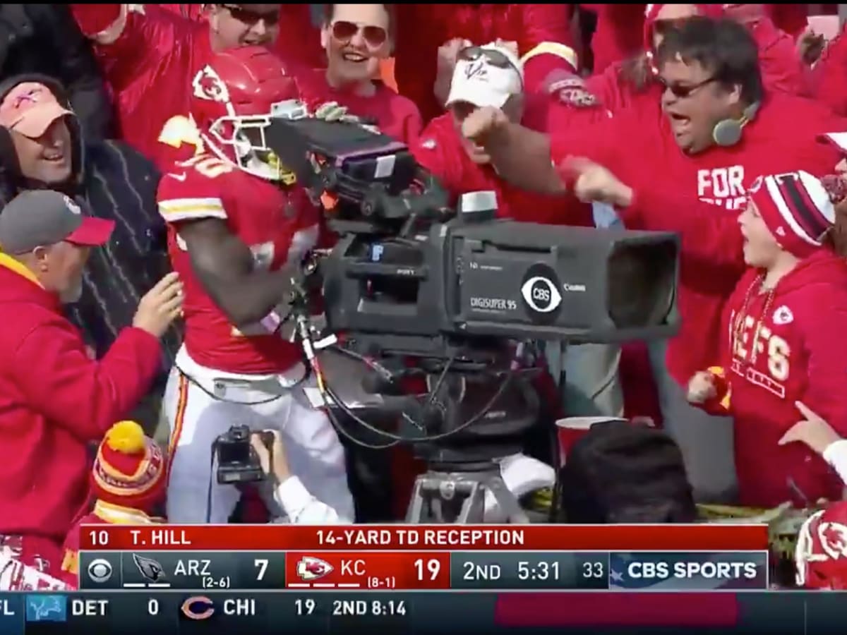 Kansas City Chiefs' WR Tyreek Hill fined for celebrating TD with