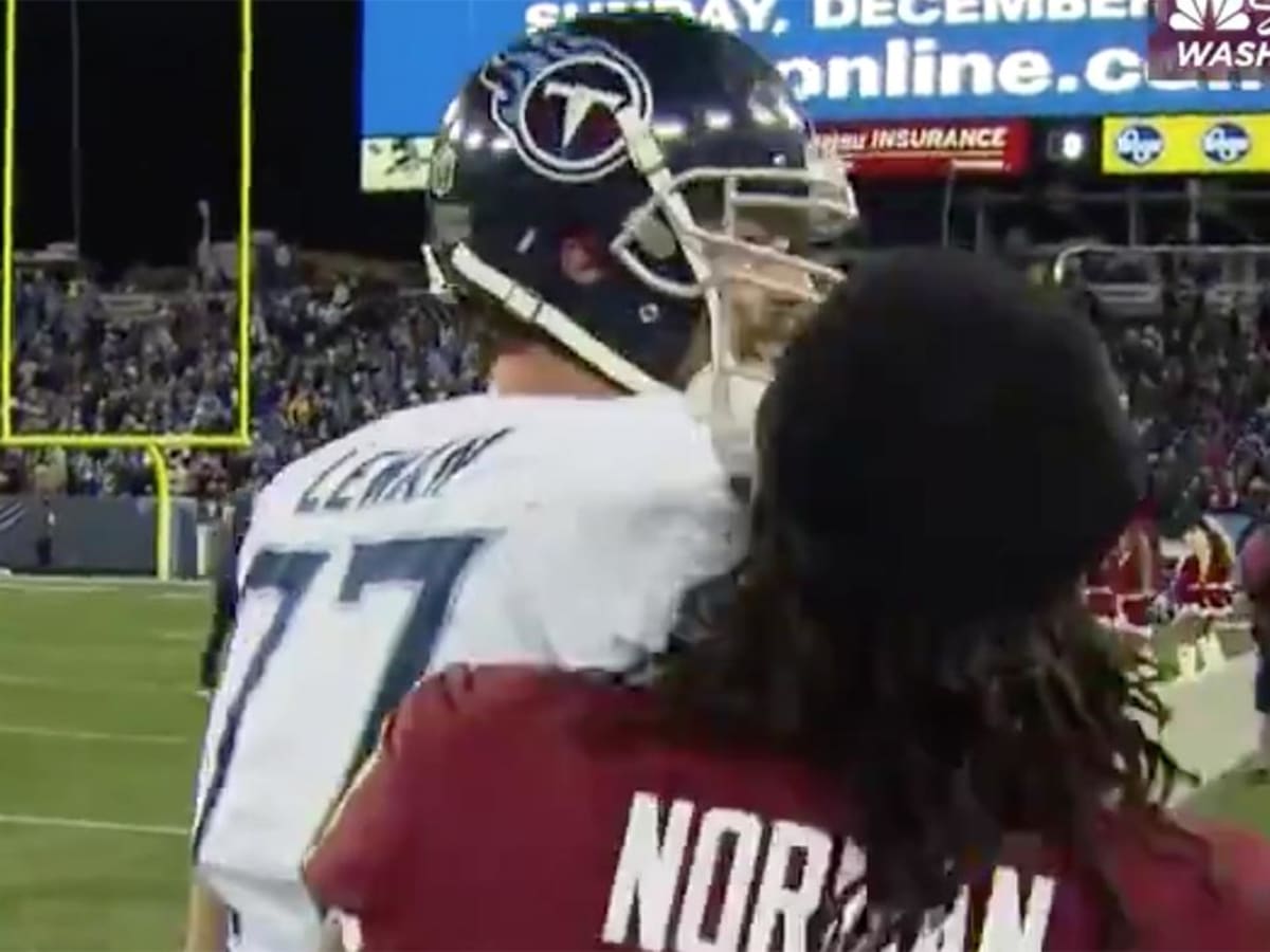 Josh Norman throws helmet at Taylor Lewan after Redskins-Titans (video) -  Sports Illustrated