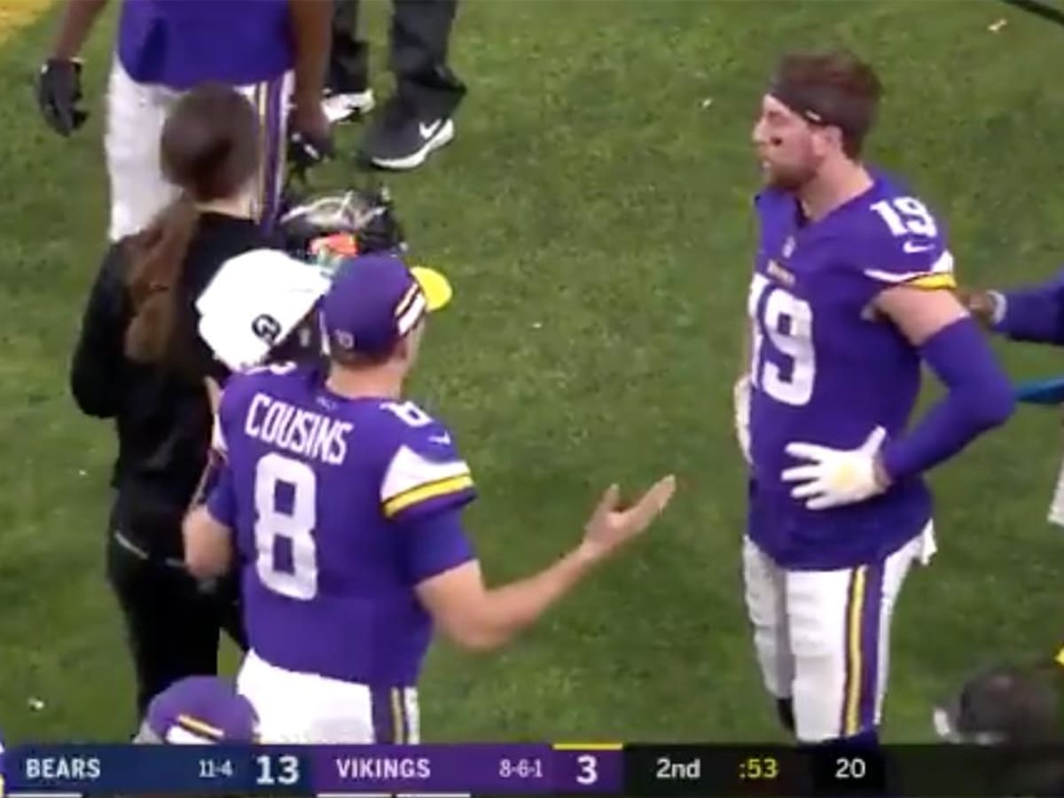 Minnesota Vikings QB Kirk Cousins finds WR Adam Thielen wide open