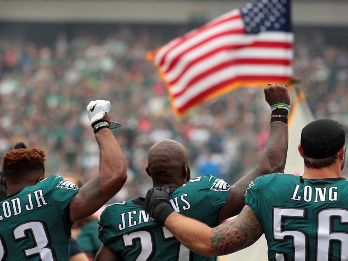 NFL on X: Players warmed up in shirts as tribute to #MLKDay. It's the  first time an NFL game has been played on the holiday. #InspireChange   / X