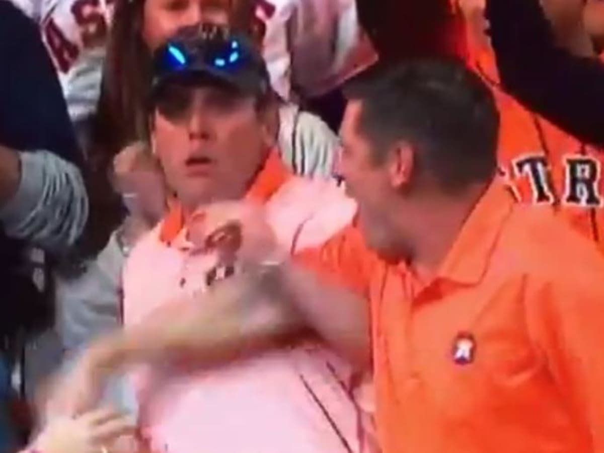 World Series Game 5: Rude man throws back other person's home run ball 