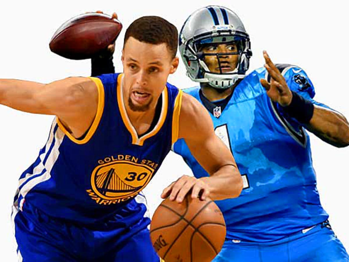 Steph Curry at Carolina Panthers 2015 Home Opener 