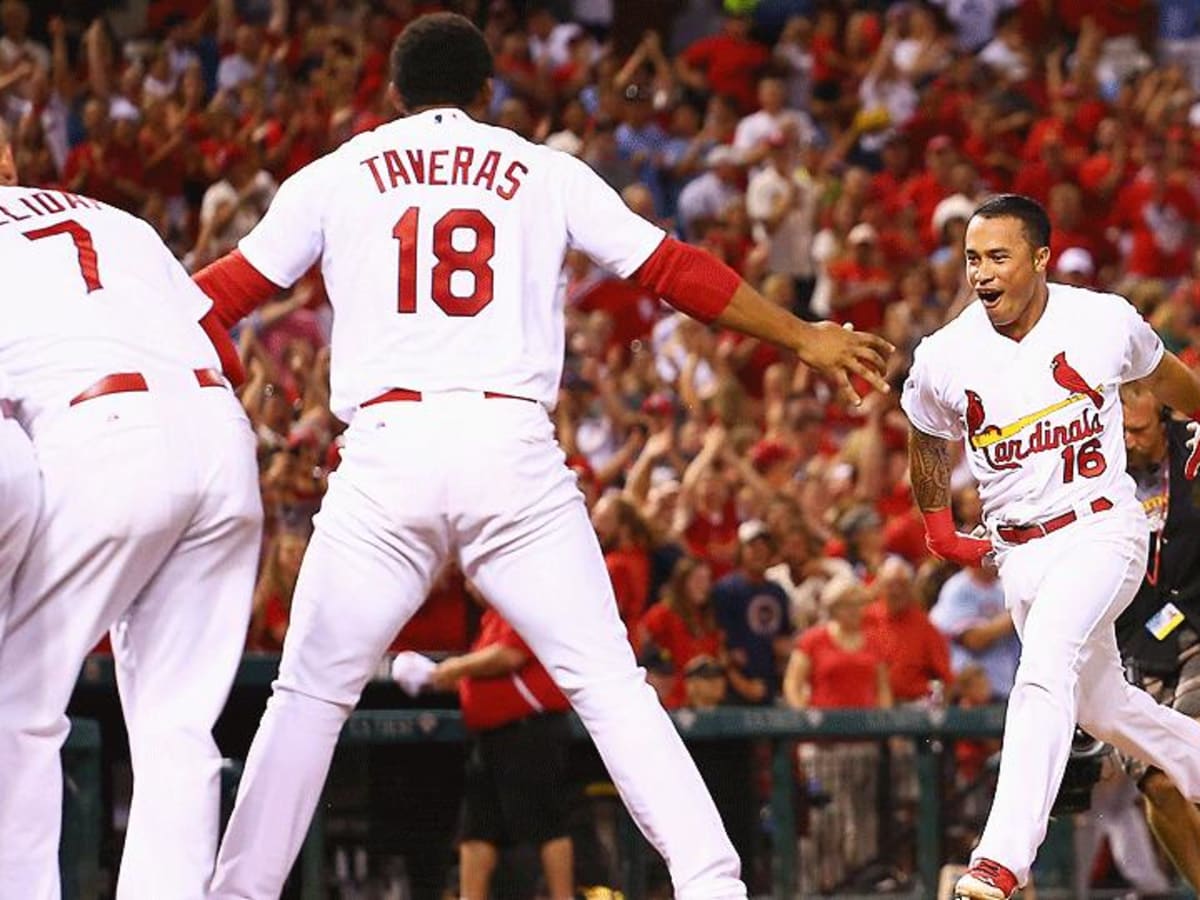 St. Louis Cardinals David Freese connects for a solo walk off