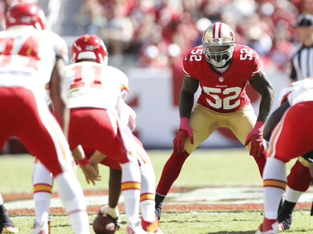 49ers LB Patrick Willis taken out of St. Louis game with toe
