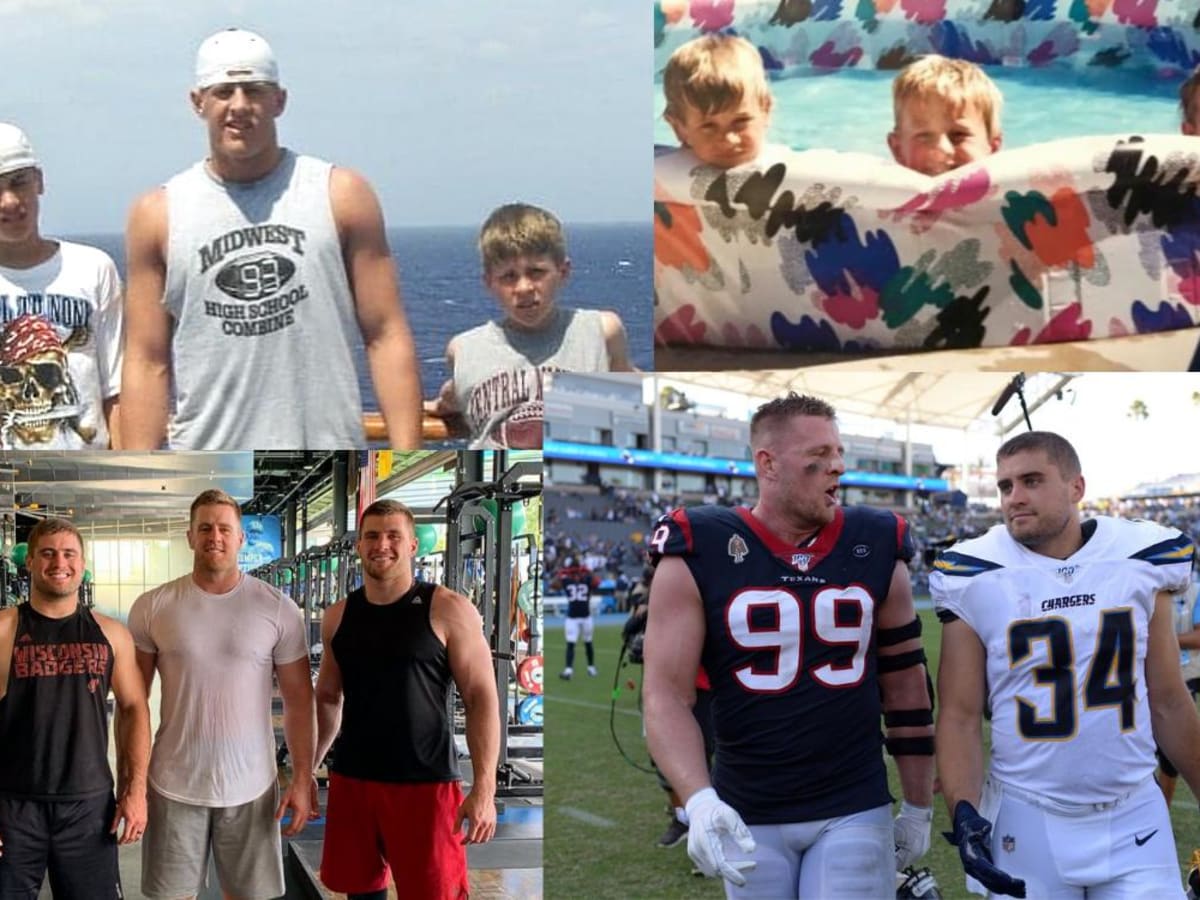 The Watt Game Funny moments#nfl #jjwatt #texans #steelers #brothers