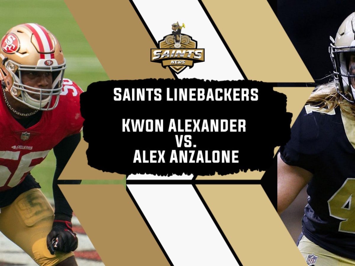 LOOK: Ex-49ers LB Kwon Alexander debuts his new Saints jersey number