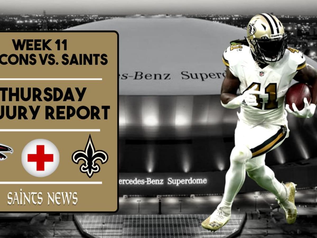 Week 11: Saints Thursday Injury Report - Sports Illustrated New Orleans  Saints News, Analysis and More