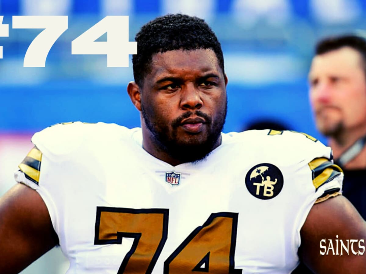 November 29, 2018: New Orleans Saints offensive guard Jermon Bushrod #74  during a Thursday Night Football NFL game between the New Orleans Saints  and the Dallas Cowboys at AT&T Stadium in Arlington