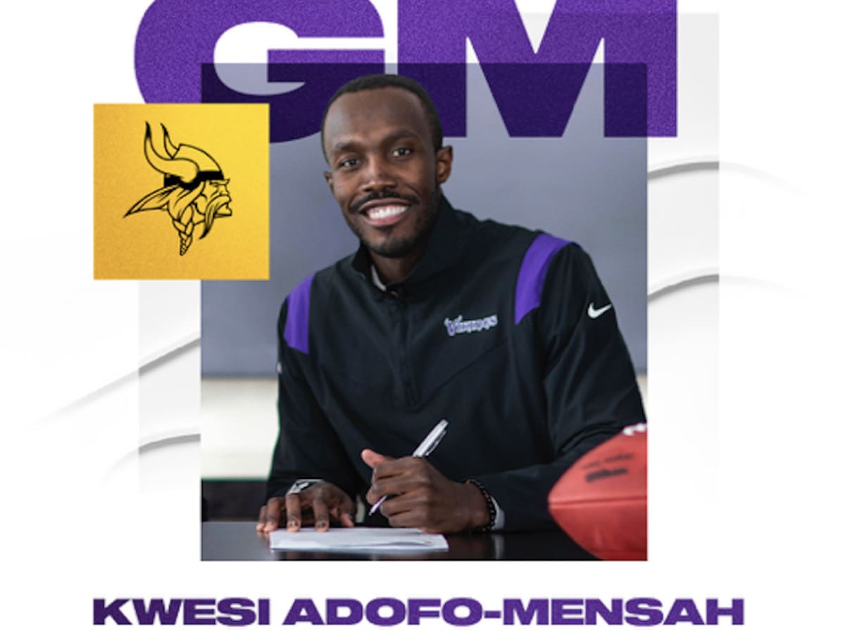 Vikings announce Kwesi Adofo-Mensah as the new general manager