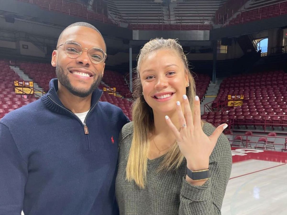 Ex-Gopher stars Andre Hollins, Rachel Banham engaged at Williams