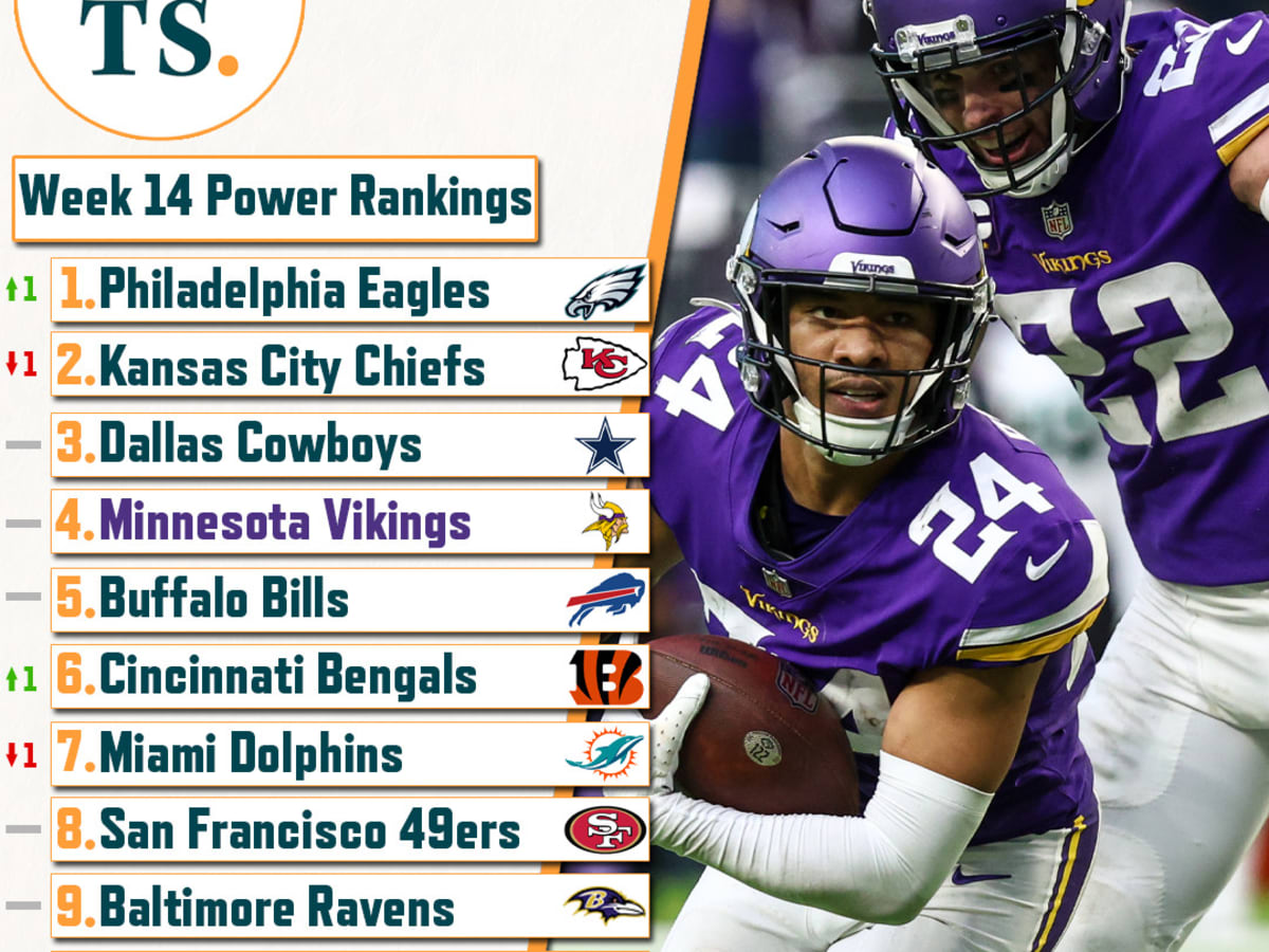 Week 6 NFL Power Rankings: The Vikings Keep Winning