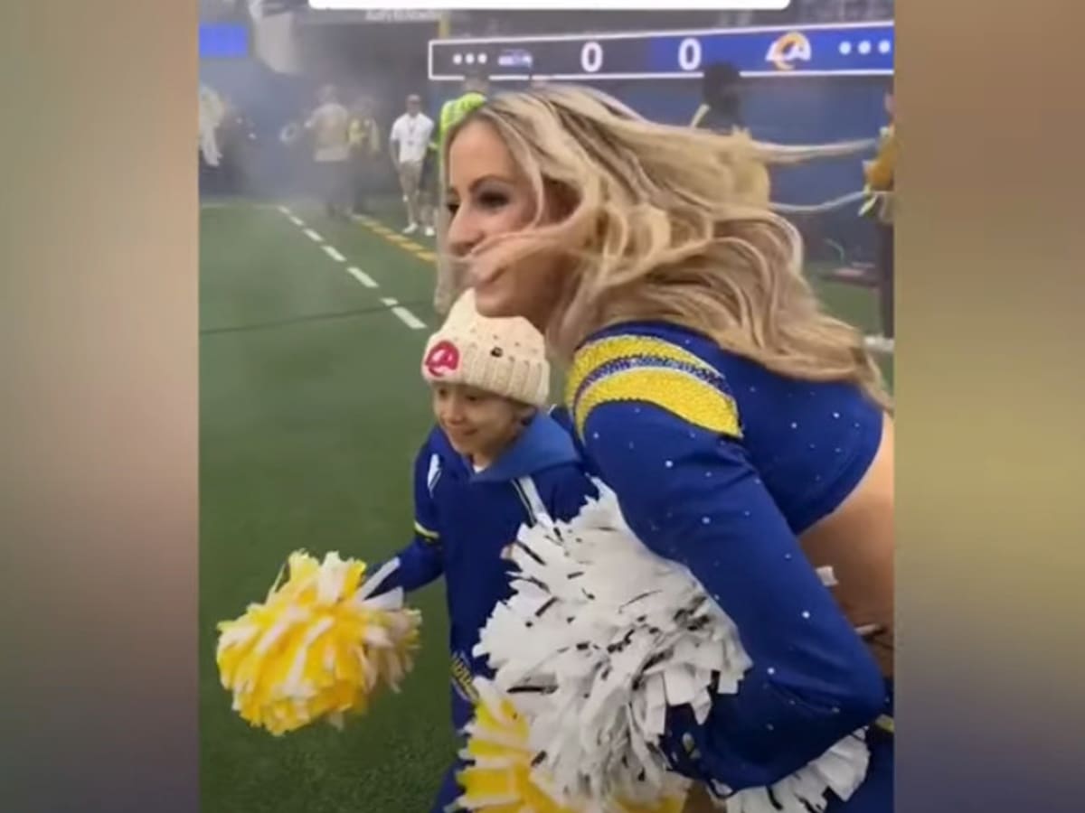 Los Angeles Rams Cheerleaders Help Cancer Patient's Dream Come