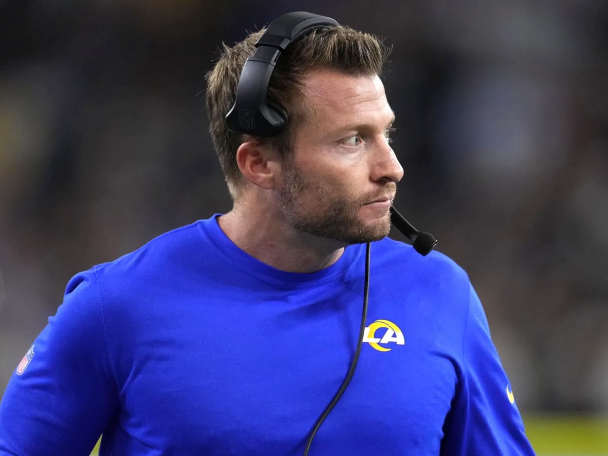 Sean McVay takes nasty hit to the head after being blindsided by