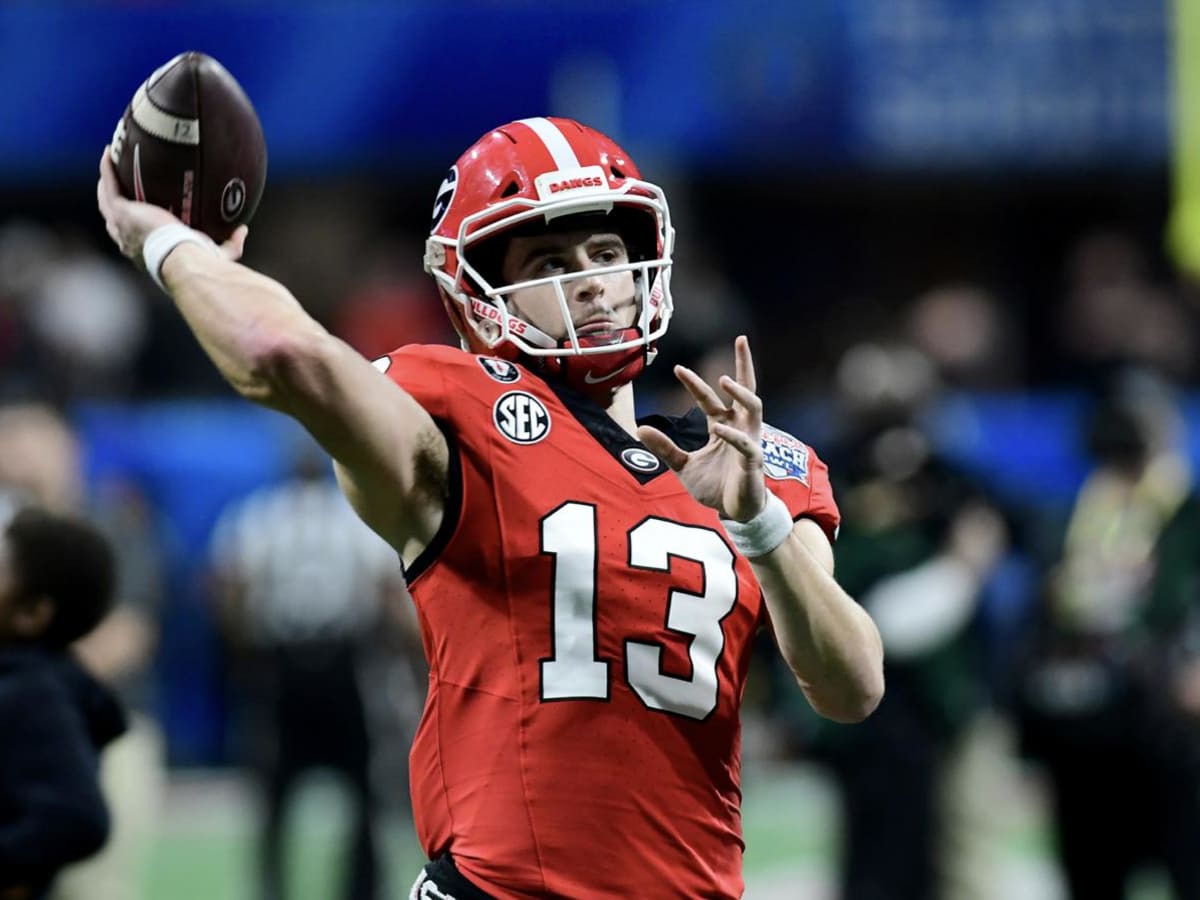 Stetson Bennett sets Georgia football single-season passing record with hot  start in 2023 National Championship Game