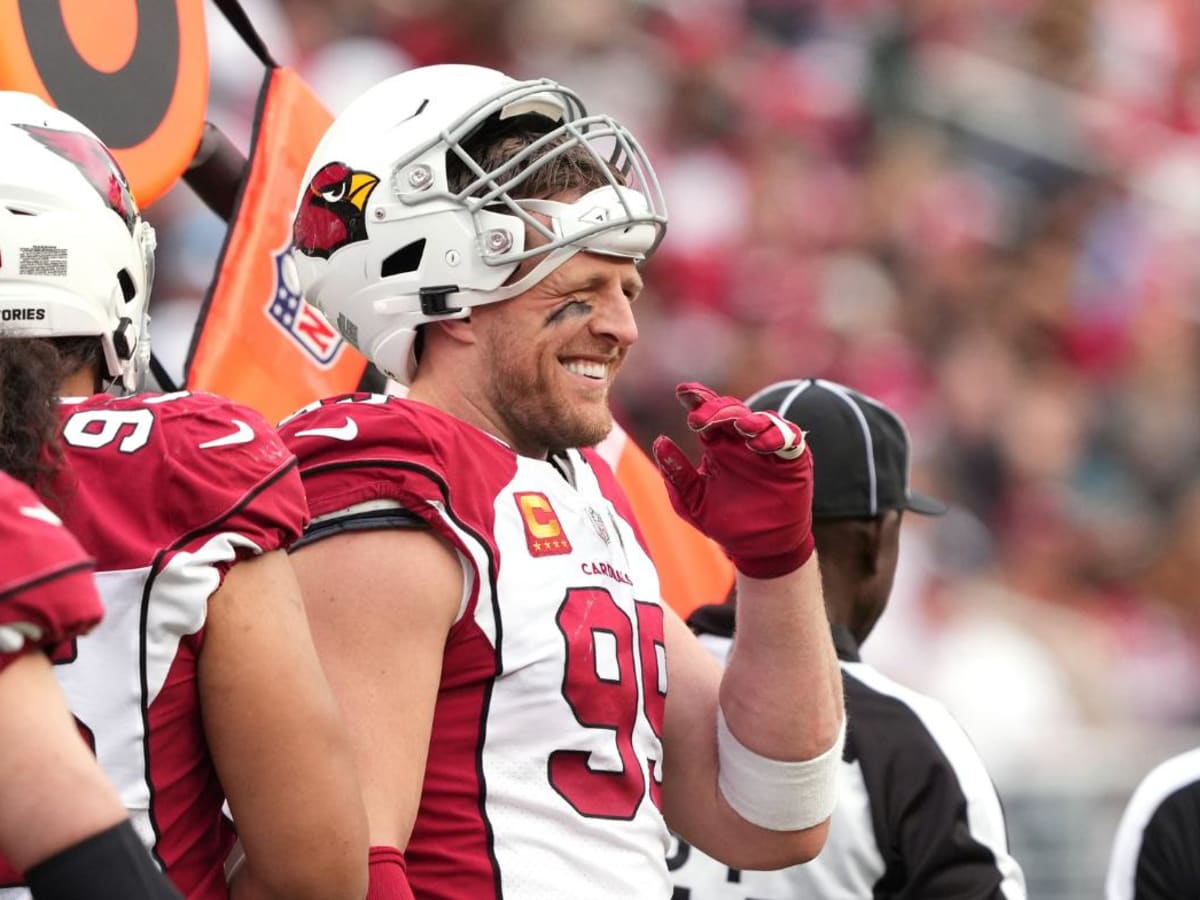 J.J. Watt's final game jersey in Hall of Fame