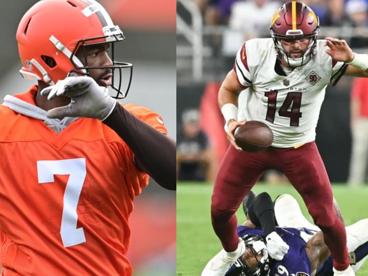 Commanders starting QB: Latest updates on Sam Howell vs. Jacoby Brissett QB  battle in training camp - DraftKings Network