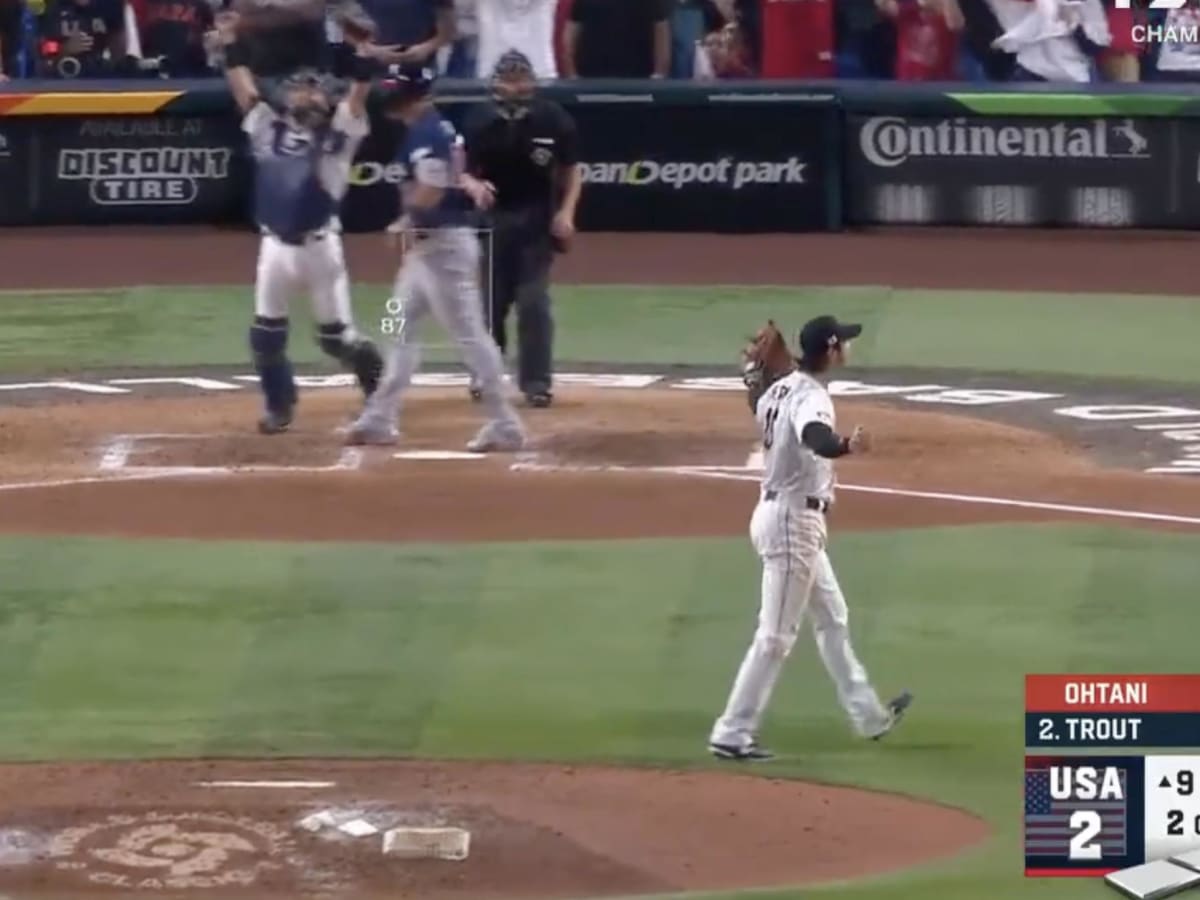 Ohtani strikes out Trout to win the World Baseball Classic, a