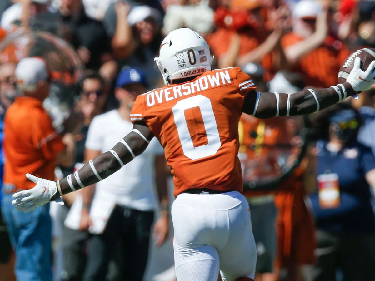 Dallas Cowboys select Texas LB DeMarvion Overshown with the No. 90