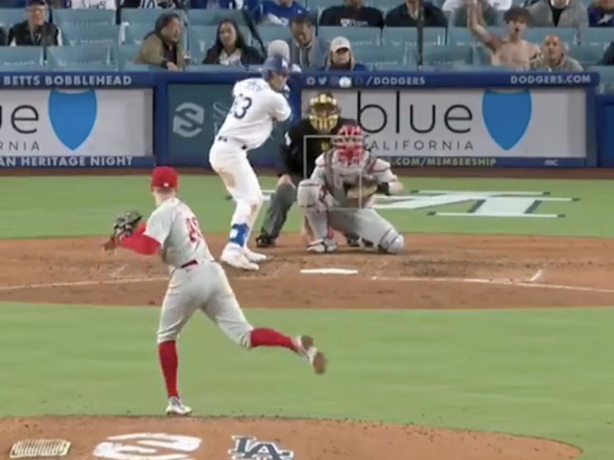 Phillies 1st Baseman Kody Clemens Comes Pitches, Strikes Out Michael Busch  on 57 MPH Slider 