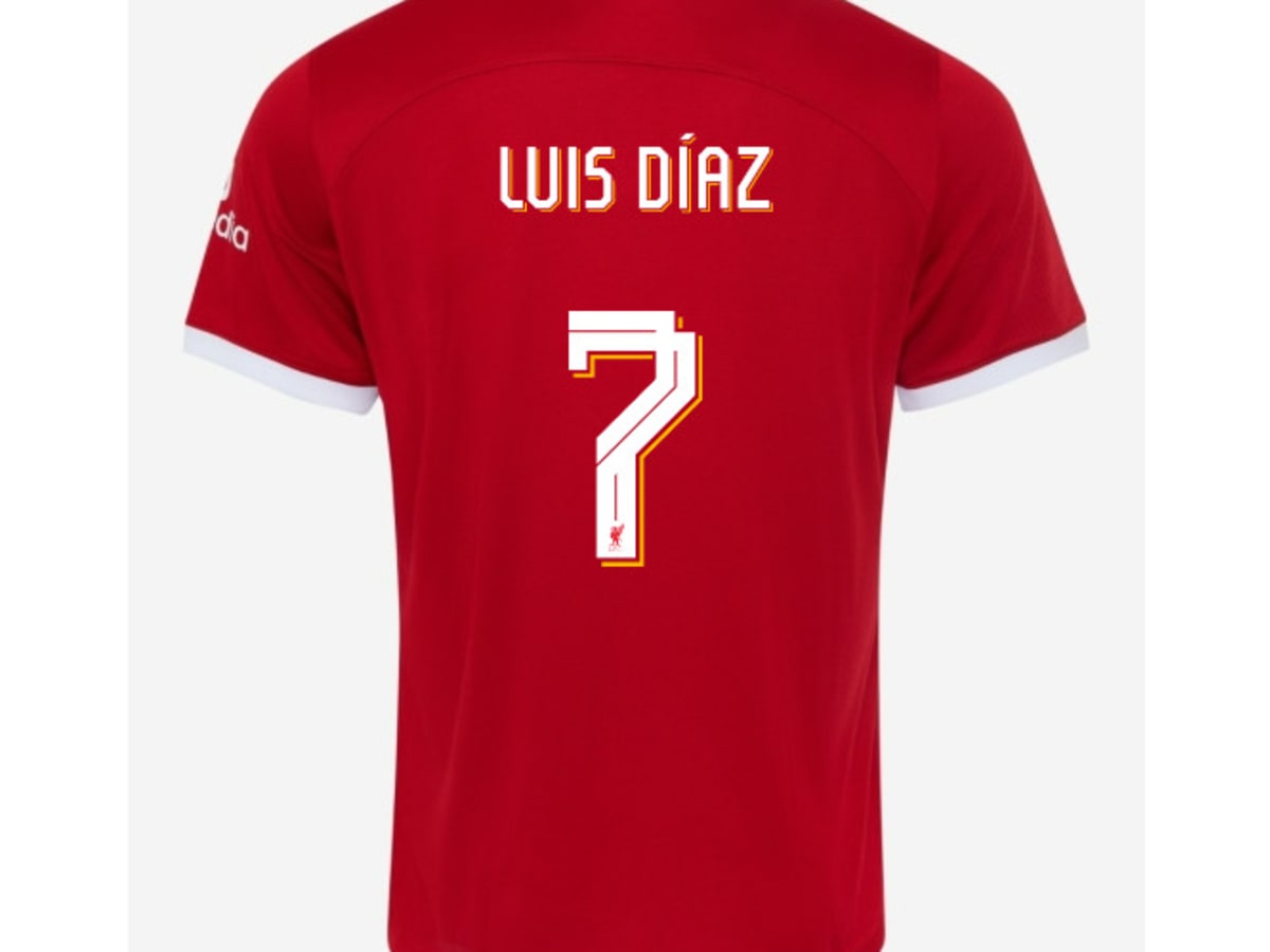 Where to buy a Luis Diaz 23 Liverpool home jersey for the 2021/22 season -  Liverpool Echo