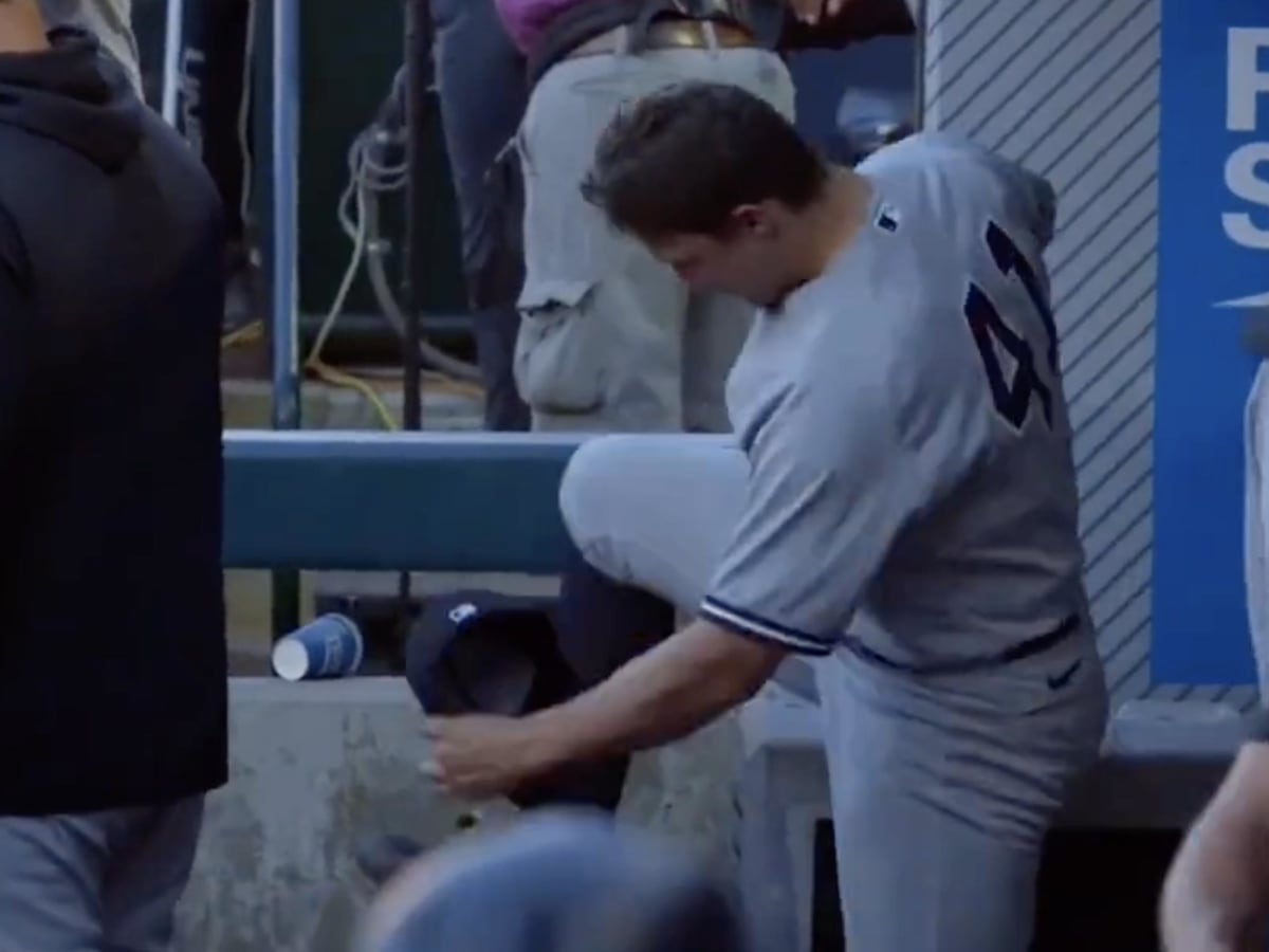Watch: Yankees' Tommy Kahnle destroys dugout fan in heated outburst – NBC  New York