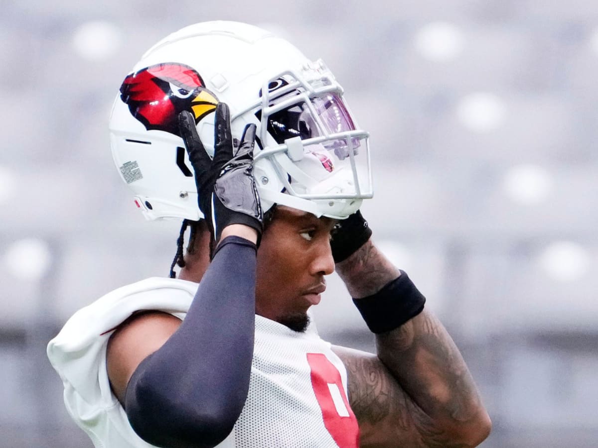 Arizona Cardinals running back James Conner (6) watches from the sideline  during an NFL pre-season game against the Denver Broncos, Friday, Aug. 11,  2023, in Glendale, Ariz. (AP Photo/Rick Scuteri Stock Photo 