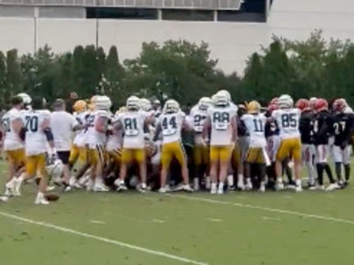 Bengals and Packers scuffle during joint practice