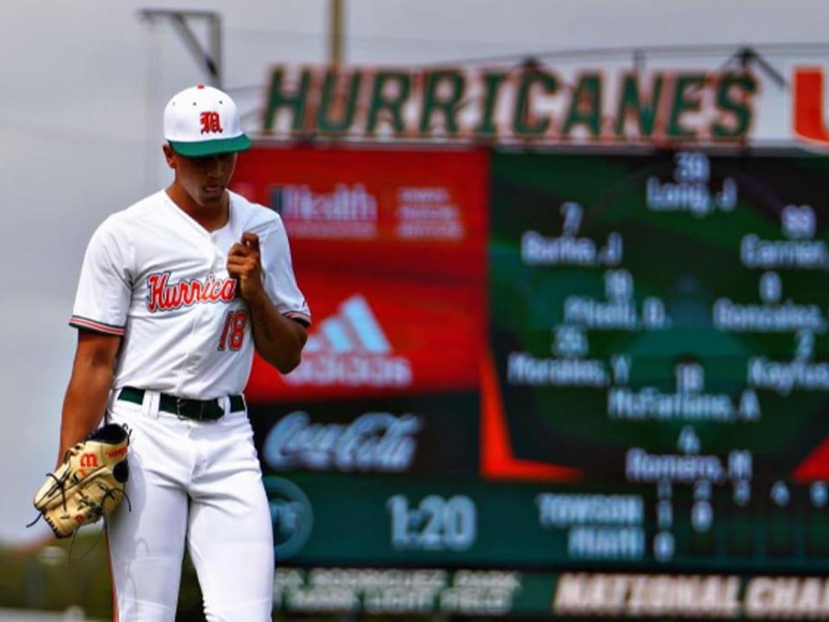 Miami Hurricanes Pitchers -- Alex McFarlane, Andrew Walters, and