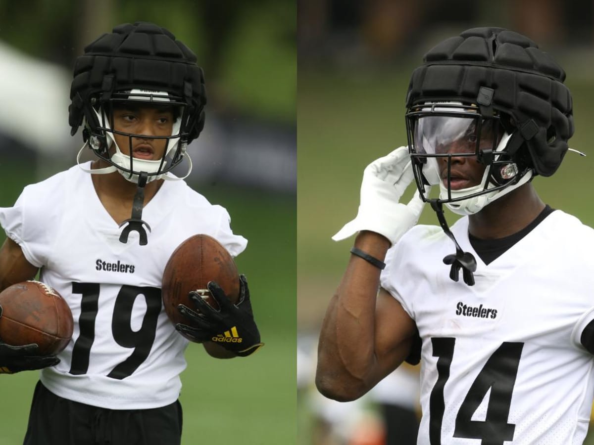 Does anyone know why George Pickens is wearing #14 and Calvin Austin  wearing #19 when #1 and #4 are available? : r/steelers