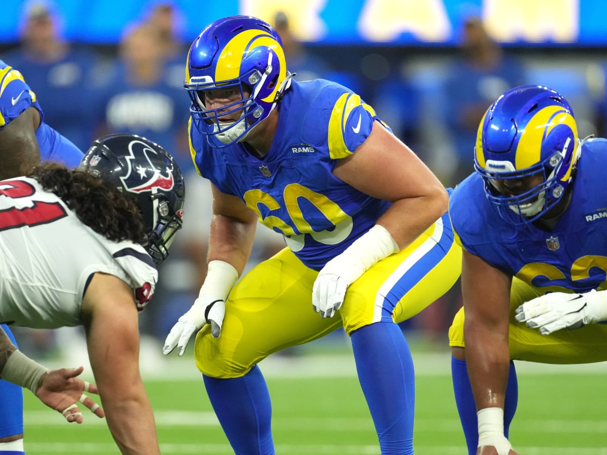 Rams guard Logan Bruss learns quickly in preseason debut vs. Chargers –  Orange County Register