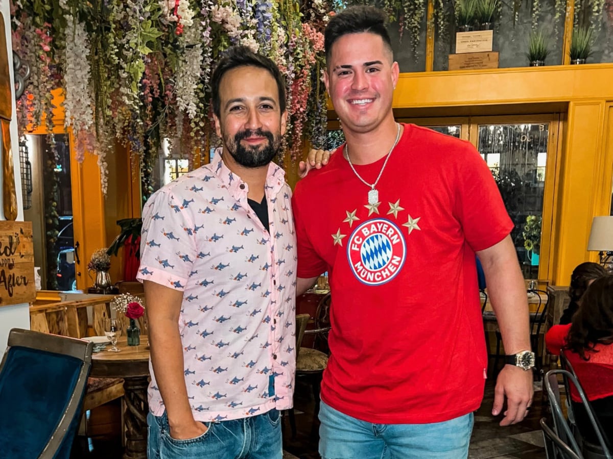 Jose Miranda, Lin-Manuel Miranda enjoy family reunion at Yankee Stadium