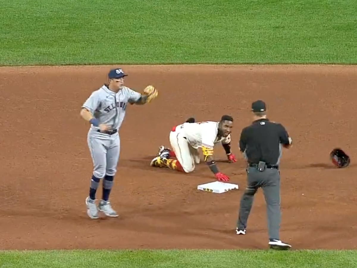 Cardinals Turn Weirdest Double Play You Have Ever Seen, Just your normal,  3-2-5-4-2-8-6 double play., By St. Louis Cardinals